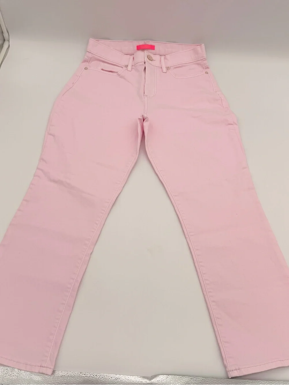 Lilly Pulitzer Women's Annet High-Rise Crop Flare Misty Pink size 10